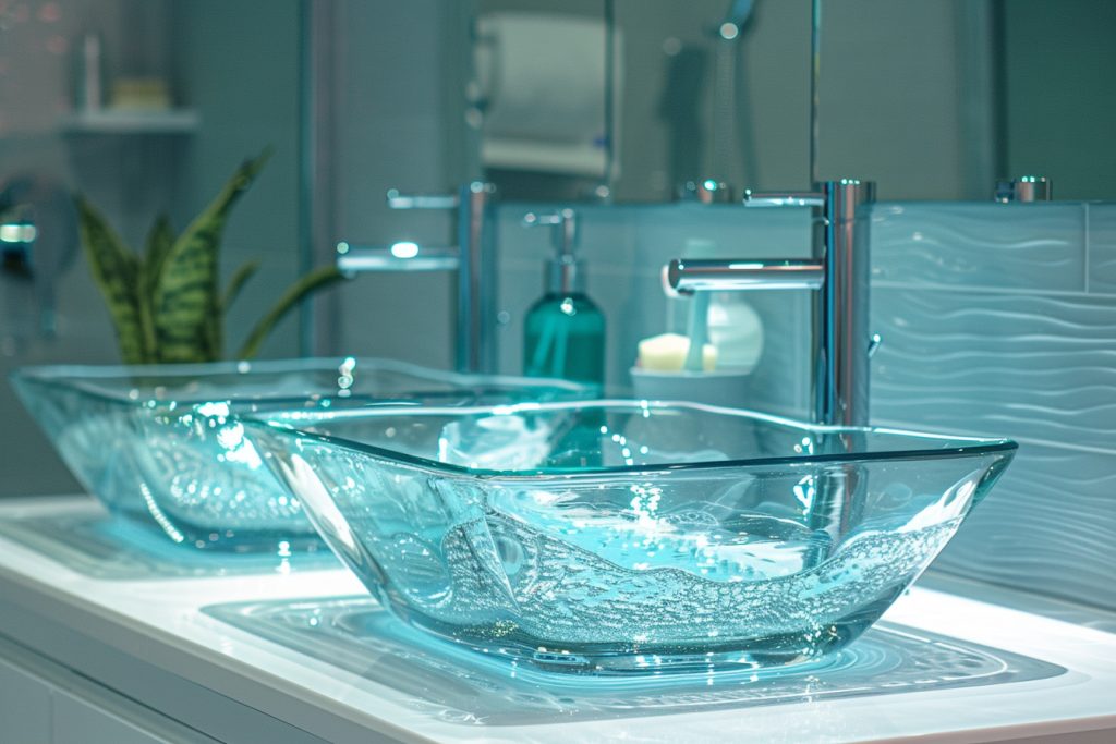 Double vasque en verre trempé : Un choix élégant et pratique pour votre salle de bain ?