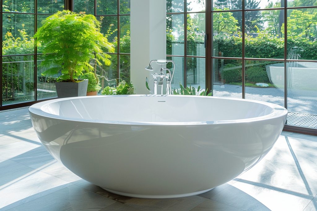 Pourquoi opter pour une baignoire ronde dans votre salle de bain ?